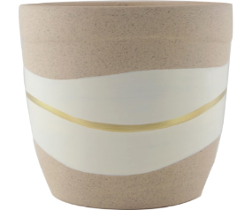 Organic Stripe Planter 6.69