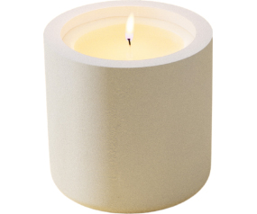 9.5oz Cylinder Candle White