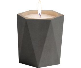 8oz Dodecagon Candle Natural