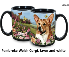 Mug Corgi Pembroke Tan/White