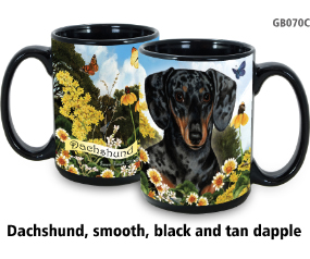 Mug Dachshund SH Black/Tan