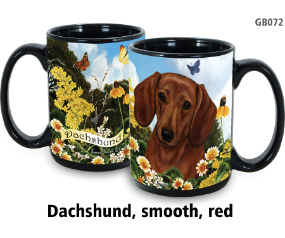 Mug Dachshund SH Red