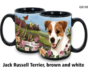 Mug Jack Russell Brown/White