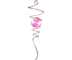 Silver/Pink Tail