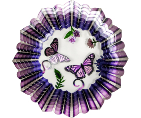 3D Purple Butterfly Large