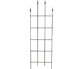 Sq Finial TrellisTall Black