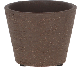 Unglazed Flower Pot Brown Sm