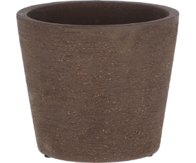 Unglazed Flower Pot Brown Lg