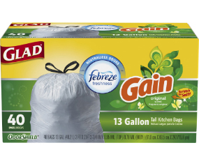 GLAD KITC GAIN ORIG 13 GAL40CT