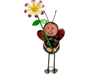 Ladybug W/ Flowers