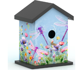 Zest Birdhouse Dragonflies