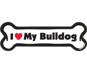 I Heart My Bulldog Bone