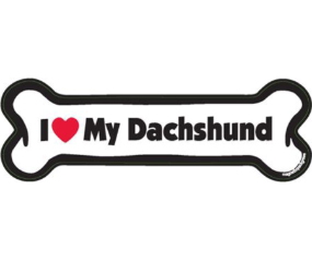 I Heart My Dachshund Bone