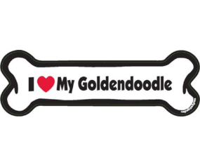 I Heart My Goldendoodle Bone