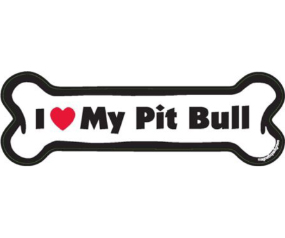 I Heart My Pit Bull Bone