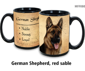 German Shepherd Red Sable Mug