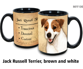 Jack Russell Brown/White Mug