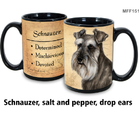 Schnauzer Grey Uncropped Mug