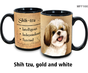 Shih Tzu Gold/White Mug