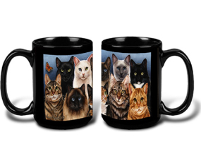 Cat Menagerie Mug