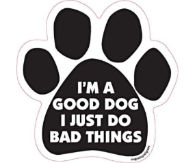 I'm a Good Dog I Just Do Bad