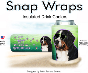 Bernese Mountain Dog Snap Wrap