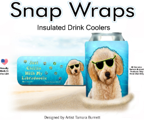 Labradoodle Blonde Snap Wrap