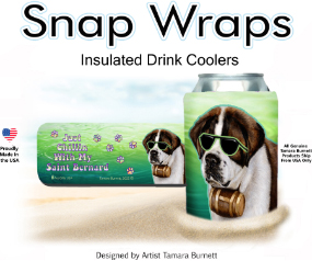 Saint Bernard Snap Wrap Can