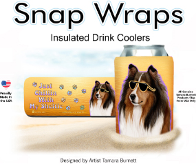 Sheltie Sable Snap Wrap Can