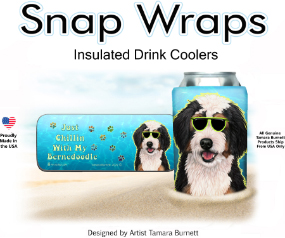 Bernedoodle Tri Snap Wrap Can