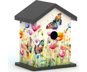 Zest Birdhouse Butterflies