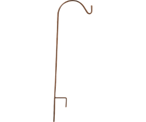 Floral Basket Hanger Bronze
