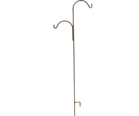 Tall Offset Hook Bronze