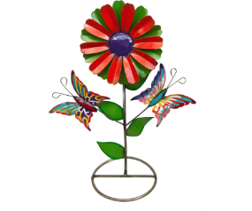 Flower On Round Base With