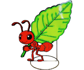 Ant With Leaf
