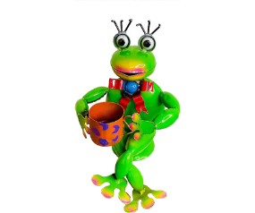 Frog with Cup
