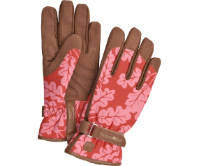 Glove Oak Leaf Poppy M/L