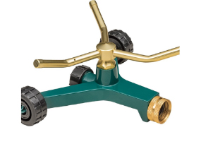 Sprinkler 3 arm metal wheel