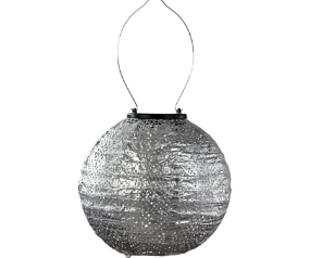 Round Topaze Lantern Silver