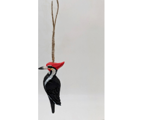 Hand Carved Hang Woodpker Wood