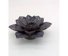 Sm Succulent Ceramic Flower