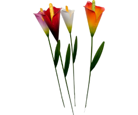 Metal Calla Lily Garden Stake