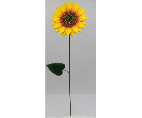 Metal Sunflower Garden Stake