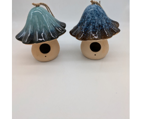 Fairy Mushroom Birdhouse