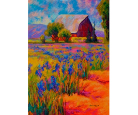 Lavender Farm Garden Flag