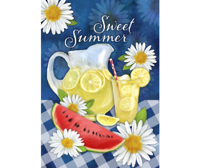 Summer Lemonade Garden Flag