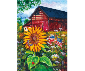 Star-Spangled Sunflower House