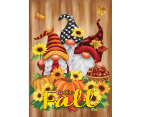 Gnome Harvest House Flag