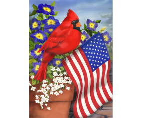 American Cardinal House Flag