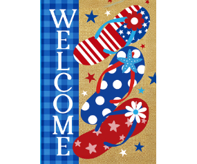 Star-Spangld Summer Hous Flag
